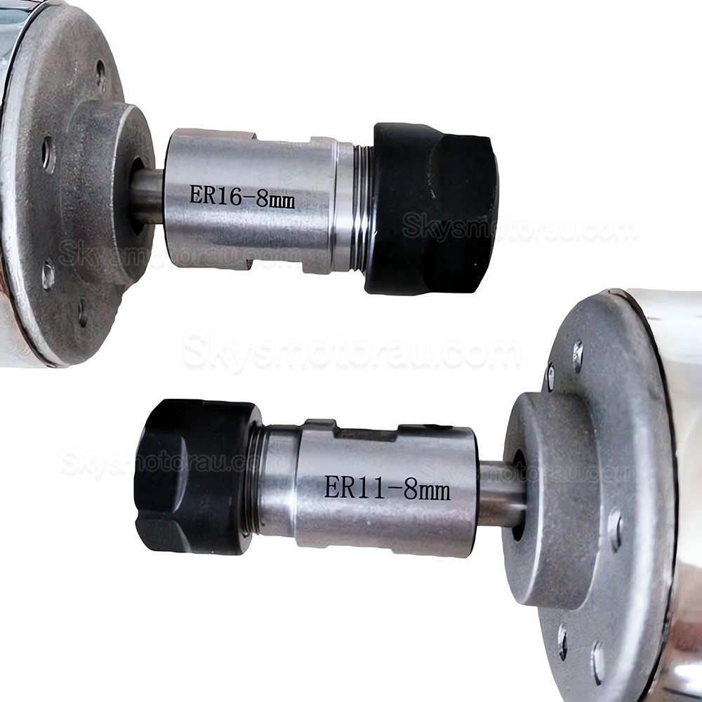 200W Air Cooled CNC Spindle Motor OSP001714 12V24/V 10000RPM ER11/ ER16 Collet for Small Engraving Machine